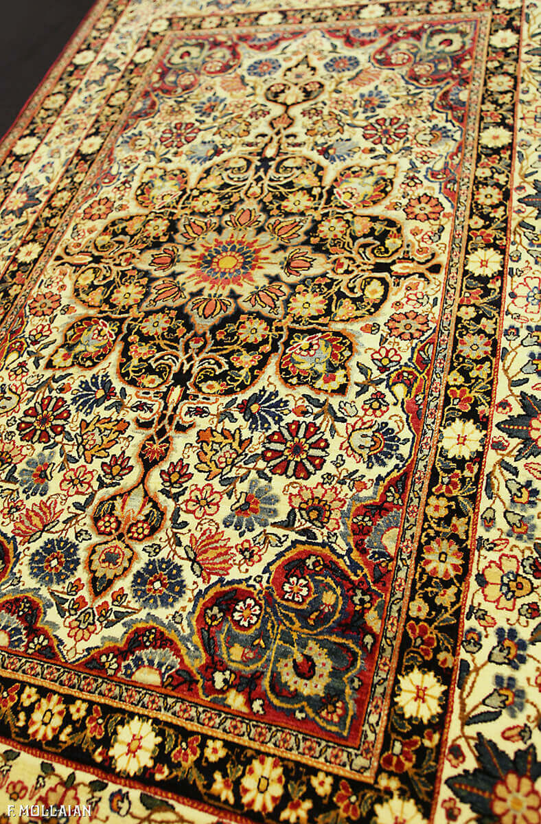 Tapis Persan Antique Kerman Ravar n°:66077067